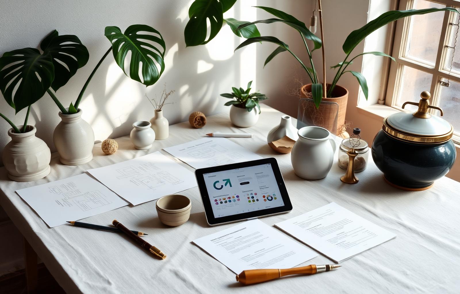 Studio Lustrada workspace